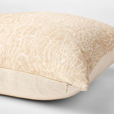 Moire Throw Pillow Cream - Threshold designed with Studio McGee