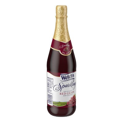Welch's Sparkling Red Grape Juice - 25.4 fl oz Glass Bottle