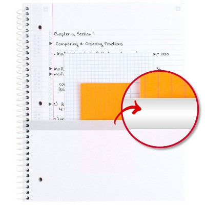 Five Star 80ct College Ruled Notebook Retro Florals
