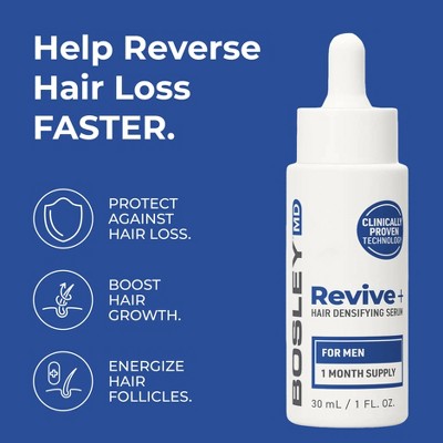 BosleyMD Revive + Densifying Hair Regrowth Serum for Men - 1 fl oz