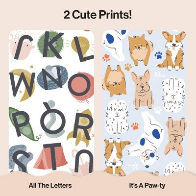The Honest Company Clean Conscious Diapers - It's a Pawty + All the Letters - Size 5 - 44ct