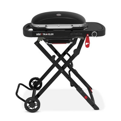 Weber 11000 btu Traveler Compact Portable Grill Model #1500460 Black (LOCAL PICKUP ONLY)