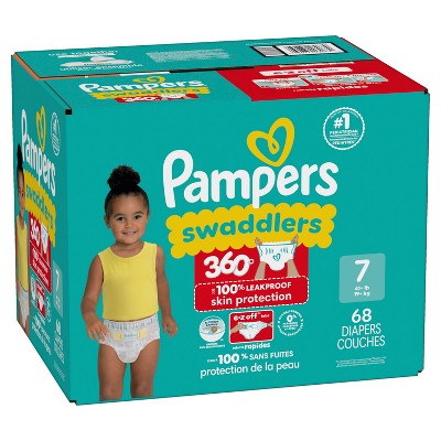 Pampers Swaddlers 360 Disposable Diapers - Size 7 - 68ct