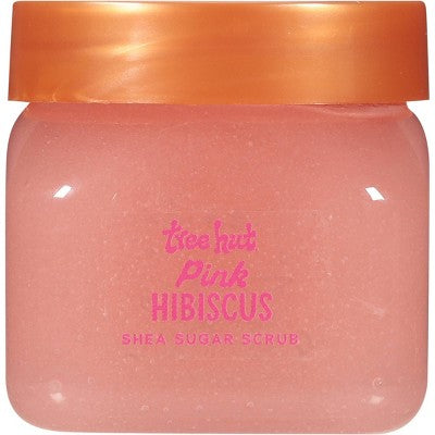 Tree Hut Pink Hibiscus Mini Shea Sugar Scrub - 3.4oz: Paraben-Free, Sulfate-Free, Vegan, Alcohol-Free