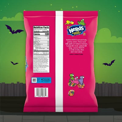 Nerds Gummy Clusters Trick or Treat Size Halloween Candy Laydown Bag - 6oz