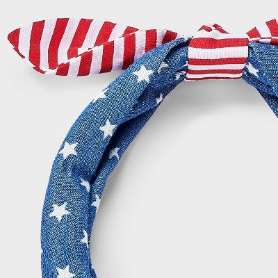 Toddler Girls' Americana 4pk Stars & Striped Headband Clip Set - Cat & Jack Red/White/Blue