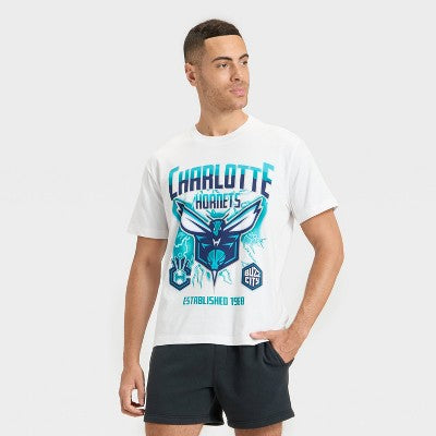 Men's Short Sleeve NBA T-Shirt - Original Use White L