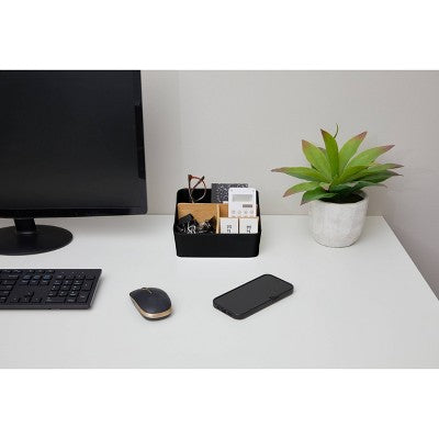 Thinkspace 4 Compartment Storage Black