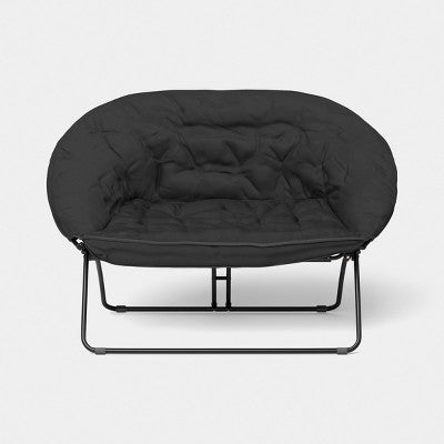 Double Dish Dorm Chair Black - Room Essentials (LOCAL PICKUP ONLY)