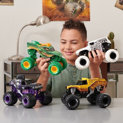 Monster Jam Official Dragon Monster Truck Collector Die-Cast Vehicle 1:24 Scale Kids' Toys for Boys and Girls Ages 3 and Up