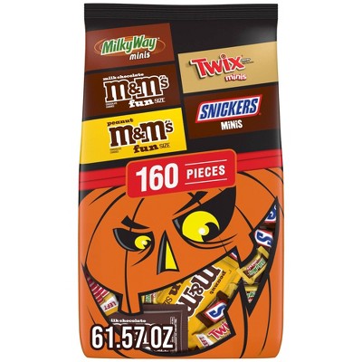 Mars - M&M's, Snickers, Twix, Milky Way Variety Bag - 61.57oz/160ct BBD: 04/2026