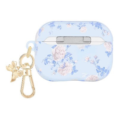 LoveShackFancy x Target - Case-Mate Everblooming Rosettes AirPods Pro 3 Protective Case Whisper Blue