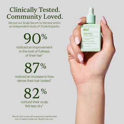 Divi Mini Scalp Serum - 0.5 fl oz - Ulta Beauty: Nourishing Treatment for All Hair Types, Hair Regrowth & Thickening