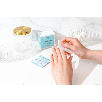 butter London Nail Scrubbers 2-in-1 Prep & Remover Wipes - 10ct