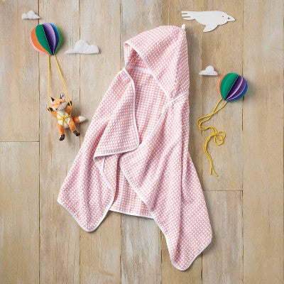 Kids' Oversized Hooded Bath Towel Pink - Pillowfort