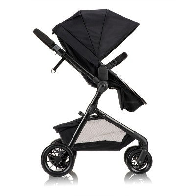 Evenflo Pivot Modular Travel System with LiteMax Infant Car Seat with Anti-Rebound Bar - Casual Gray (LOCAL PICKUP ONLY)
