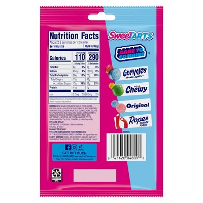 SweetTarts Christmas Ropes Candy - 3oz