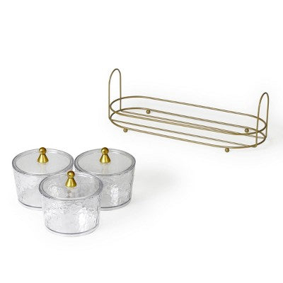 Snack Container Set with Wire Tray 2 Styles Round - Bullseye's Playground