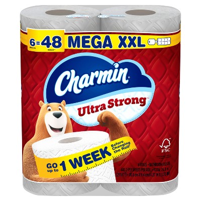 Charmin Ultra Strong Bath Septic-Safe Toilet Paper - 6 Mega XXL Rolls