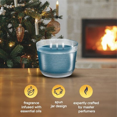 Glade 3 Wick Fall Candle in Glass Jar - Embers & Sandalwood - 6.8oz