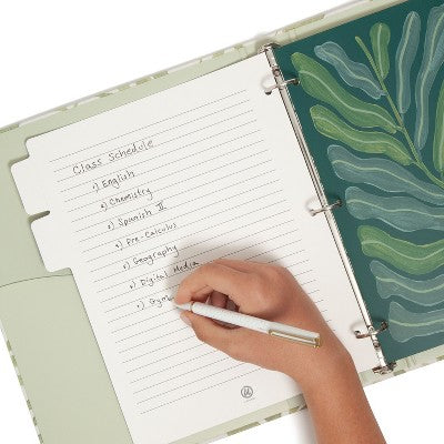 U Brands 5 Tab Paper Dividers Folklore Fauna