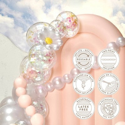 Minnidip Balloon Garland: 10 Cluster Strand in Clear