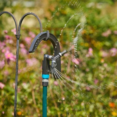 Gilmour Adjustable Whirler Hang Sprinkler Black