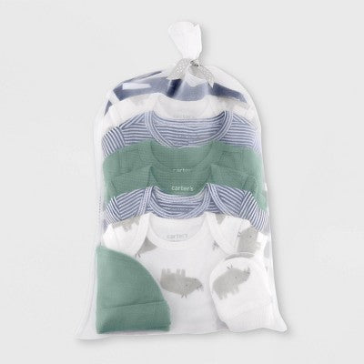 Carter's Just One You Baby Layette Registry Set - Green/Navy Blue Newborn