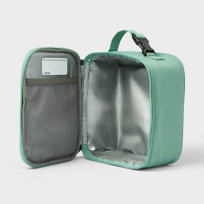 Flip-Down Square Lunch Bag - Embark Sage Green