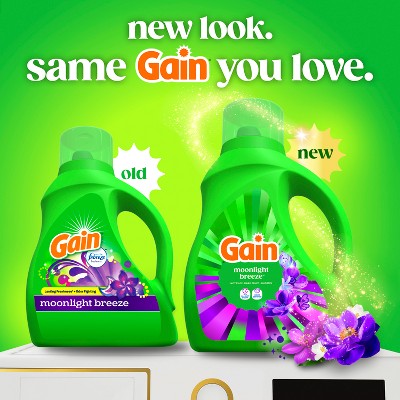 Gain Moonlight Breeze HE Deep Cleaning Concentrated Liquid Laundry Detergent 61 Loads - 81 fl oz
