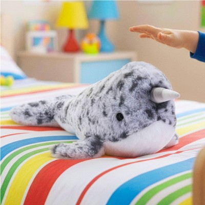 FAO Schwarz 22" Sweet Lying Narwhal Toy Plush