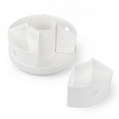 Rotating Caddy White - Bullseye's Playground