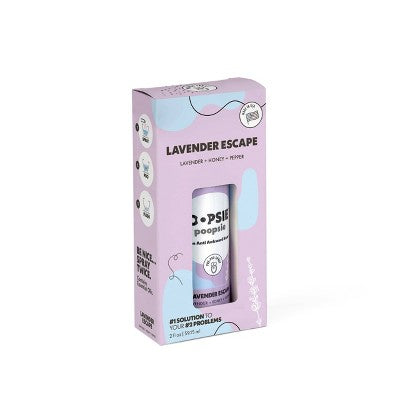 Oopsie Poopsie Toilet Odor Eliminator Toilet Spray - Lavender Escape - 2 fl oz: Ammonia-Free, Non-Powered