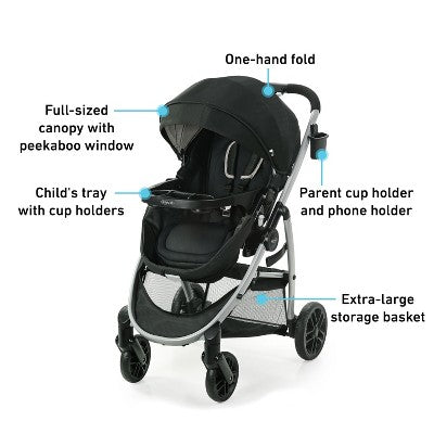 Graco Modes Pramette Strollers - Pierce (LOCAL PICKUP ONLY)