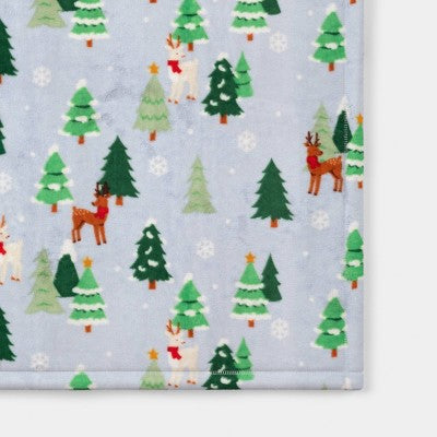 Winter Forest Deer Throw - Wondershop