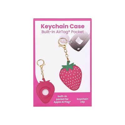 Vivitar Airtag Keychain - Strawberry