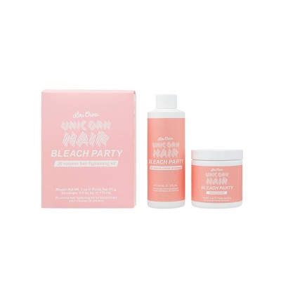 Lime Crime Unicorn 20 Volume Hair Lightening and Bleach Party Kit- 9 fl oz/2ct