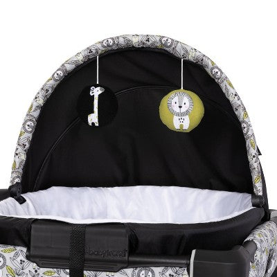 Baby Trend Nursery Den Playard with Snooze Pod and Flip Over Changer - Hidden Jungle Trio (LOCAL PICKUP ONLY)