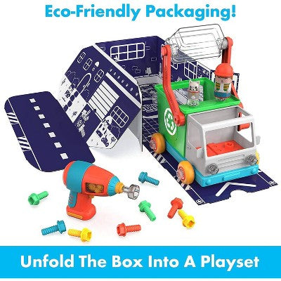 Educational Insights Design & Drill Bolt Buddies Recycling Truck: Science Kit for Preschool to 3rd Grade Students