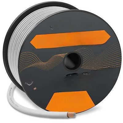 InstallGear 14 Gauge AWG Speaker Wire Cable (100ft - White)