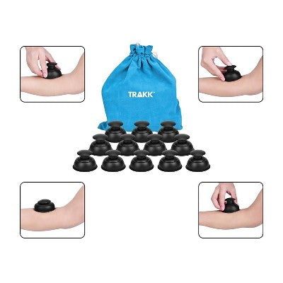 TRAKK Cupping Therapy Set 4pk - Black