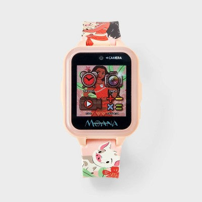 Disney Girls' Moana Light Up Interactive Watch - Light Pink