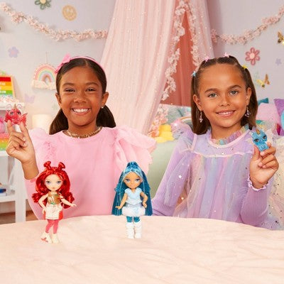 Rainbow High Littles Rainbow Fantasy Fairies + Pet - Astrid, Rainbow 5.5" Small Doll & Butterfly