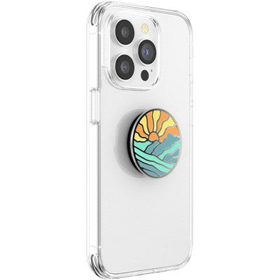 PopSockets PopGrip Enamel Cell Phone Grip & Stand - Mountain Rays