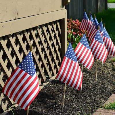 8"x12" Flag and Display: Betsy Flags Sentinel Poly-Cotton, Fade Resistant, No Assembly Required, FMAA Certified (LOCAL PICKUP ONLY)