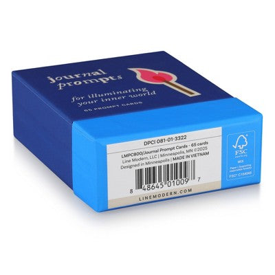Line Modern 65ct Journal Prompt Cards