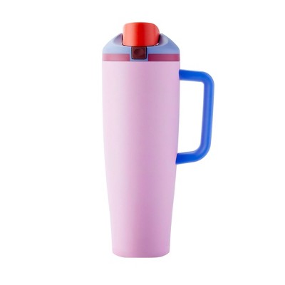 Owala 40oz FreeSip Stainless Steel Tumbler - Kickflip: Insulated, BPA-Free, Straw Included