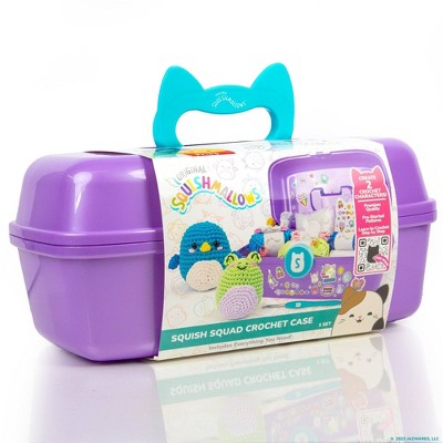 Original Squishmallows Squish Squad Crochet Case Gift