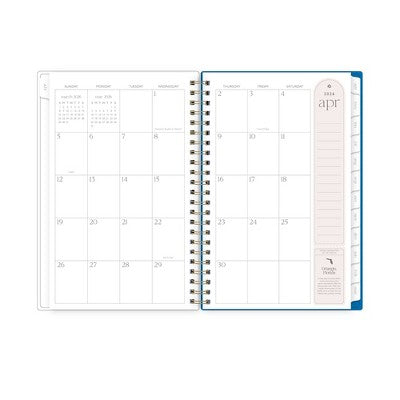 Rhi James for Blue Sky Weekly/Monthly Planner 15 Month Wirebound 5"x8" Clear Multi Cover - Atrani Lemons