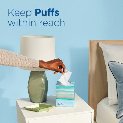 Puffs Plus Lotion Facial Tissue - Exclusive Designs - 6pk/72ct